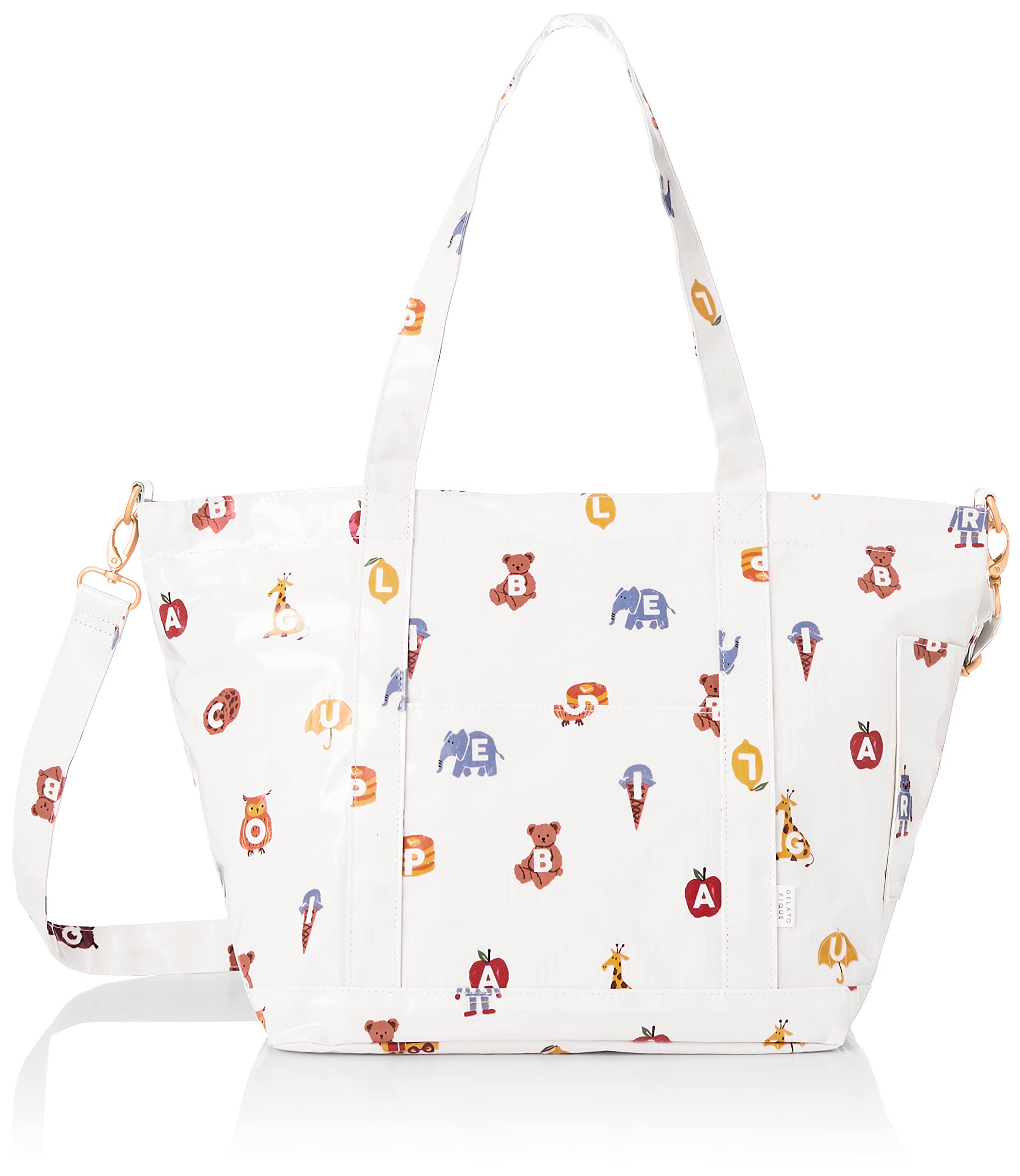 

Alphabet Print Mom Bag [Gelato Pique]