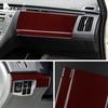 Real Carbon Fiber Sticker  For Toyota Prius 2010 2011 Red Black Car Glove Box Cover Decor Interior TrimAccessories.