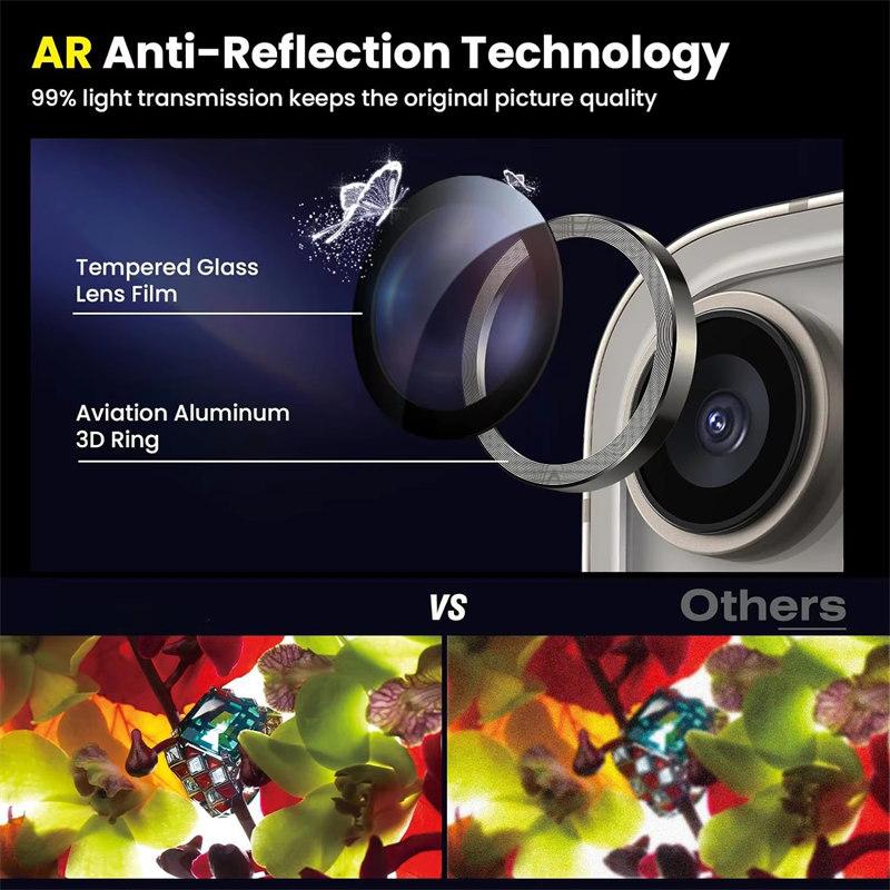 კამერის ლინზების დამცავი საფარი iPhone 16 15 Pro Max 14 Plus 13 Mini 12 11 15Pro 14Pro 13Pro დამცავი ყდა ტელეფონის აქსესუარები