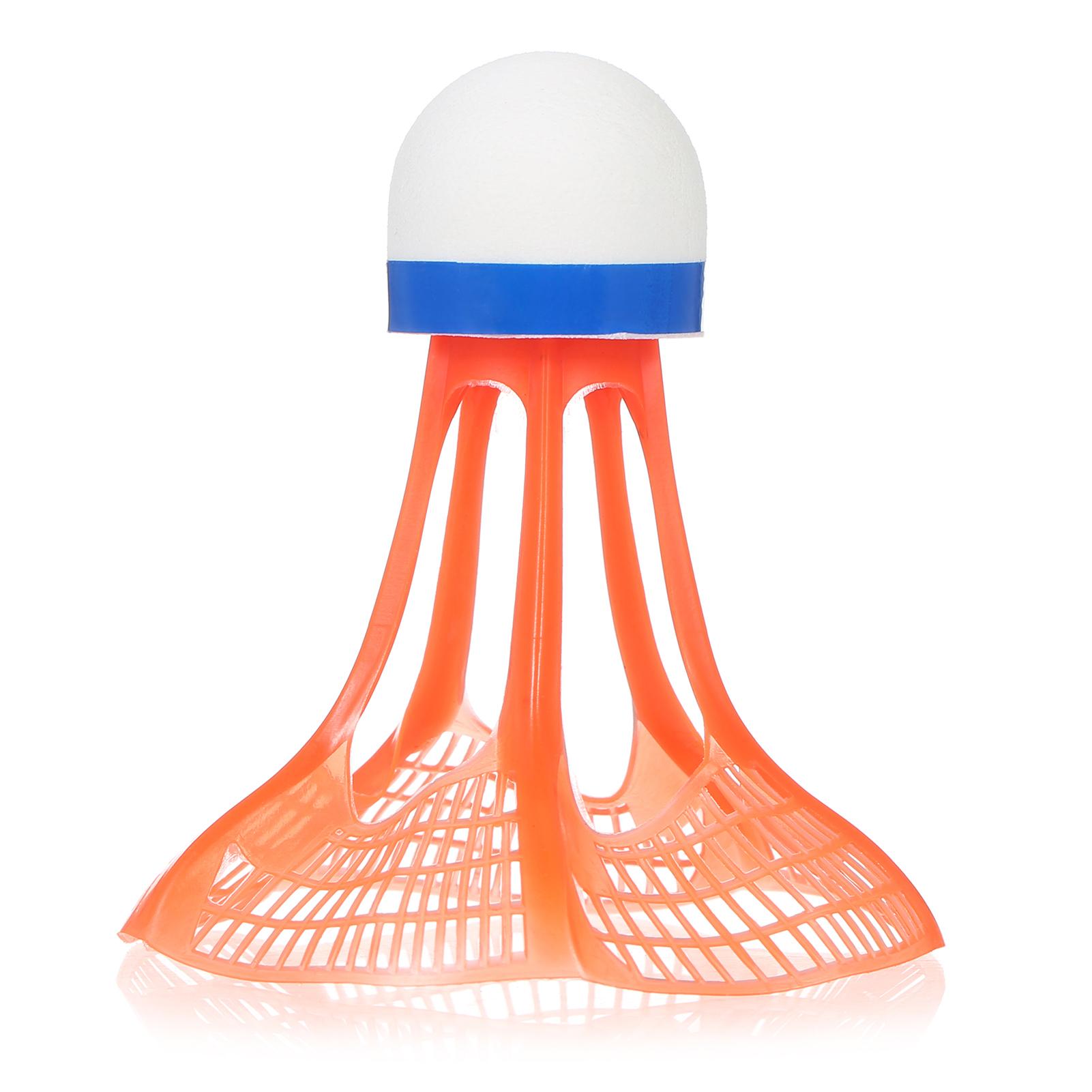 

Good Elasticity, Lightweight Nylon Shuttlecocks Tube with 3 Badminton Pieces for Family Fun, Training and Leisure