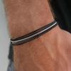 4pcs Men's Chain Bracelets,Stainless Steel Adjustable Box Chain Wristband,Stylish European Male Jewelry Gifts