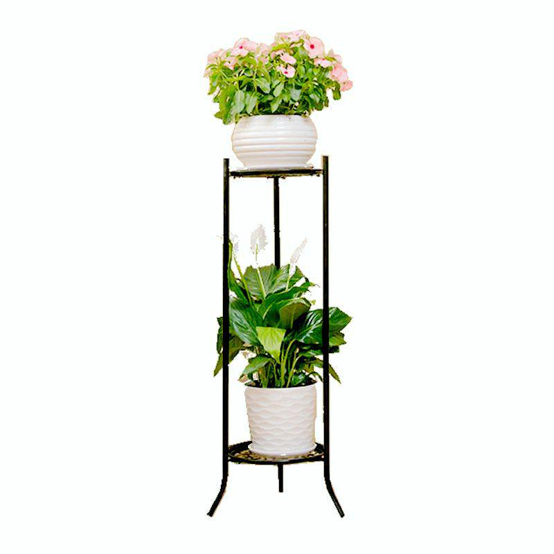 European Iron Multi-Layer Flower Stand for Indoor and Balcony Use