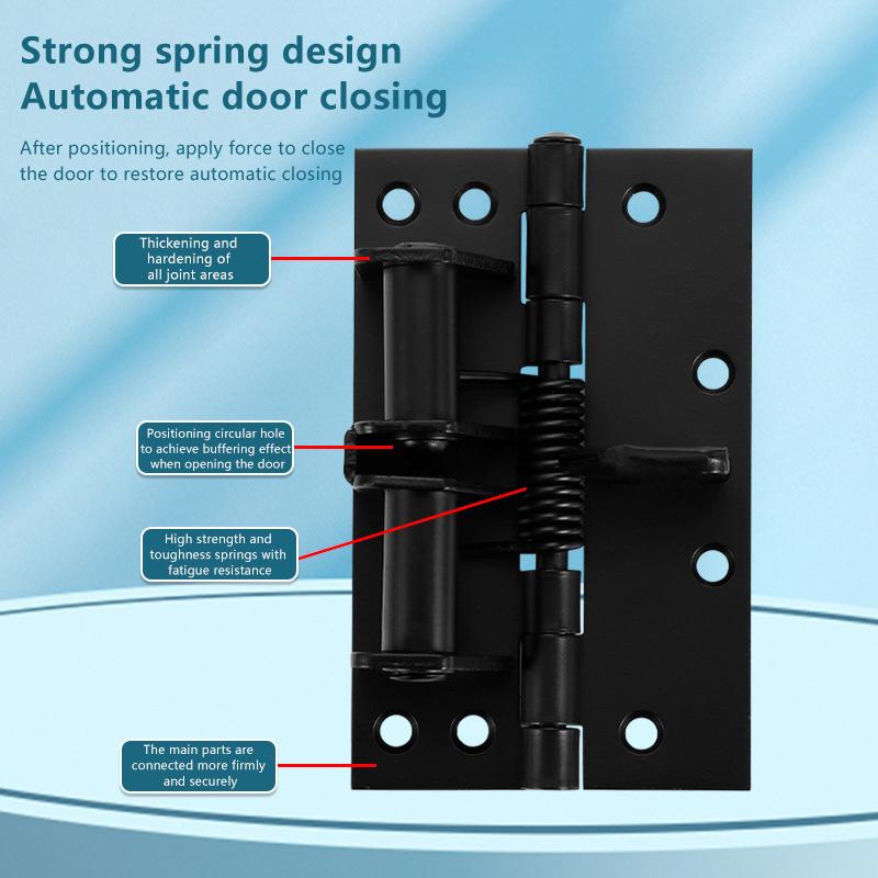 Hardware Multifunktionale Abnehmbare Selbstschließende Federband Scharnier Automatischer Türschließer Scharnier Fmöbelbeschläge Positionierscharnier