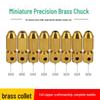 Brass Drill Chuck, Multiple Specs: Small Electric Drill Chuck, Rear Hole 2-3.2mm, Clamping 0.8-3.0mm.
