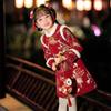 Robe d'hiver Hanfu pour filles Bamion, Cheongsam du Nouvel An