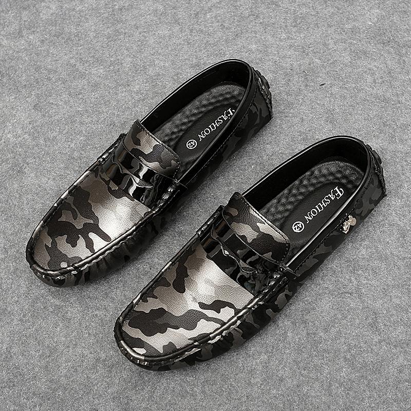 Dámské Pohodlné Baleríny Ležérní Nazouváky Pánské Mokasíny Loafers Řidičské Boty Unisex Větší Velikost Kamufláž Zlaté Stříbrné Boty