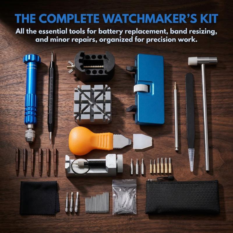 167-Piece Watch Repair and Band Replacement Tool Kit