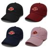 Uzumaki Dad Naruto Hat Akatsuki Logo Uchiha Obito Pain Embroidery Baseball Caps