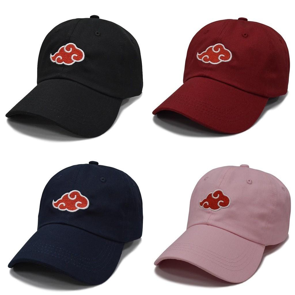 Uzumaki Dad Naruto Hat Akatsuki Logo Uchiha Obito Pain Embroidery Baseball Caps