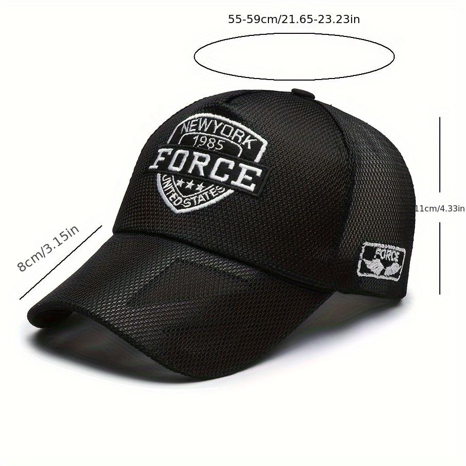 Breathable Mesh Baseball Cap for Men and Women - Quick Dry Sports Trucker Hat