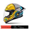 GSB Unisex Full-Face Motorcycle Helmet with Tail Wing - Large 361GT Cool Design