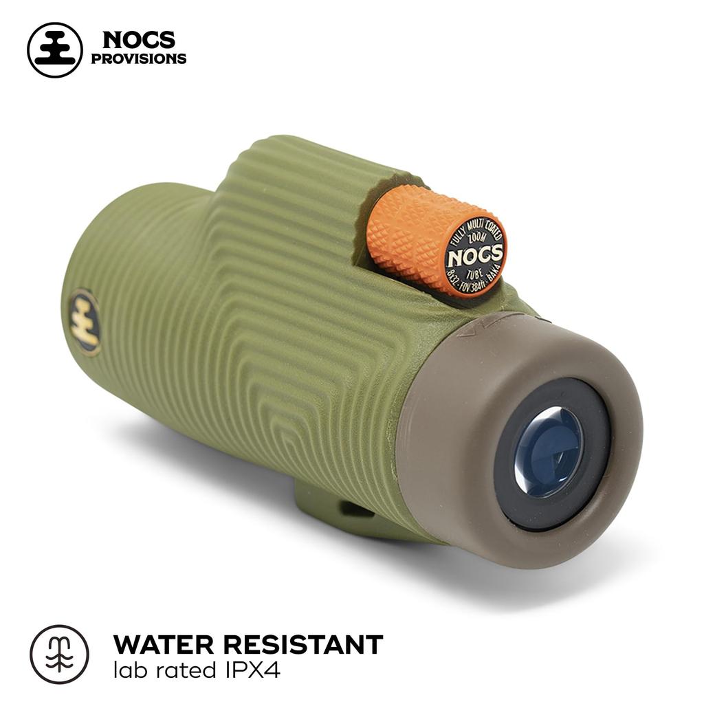 Nocs Provisions Monocular Zoom Tube 8x 32mm Aperture Juniper Green Two Colorful Compact Outdoor Sports Watching Live NOC-ZTU-BL3