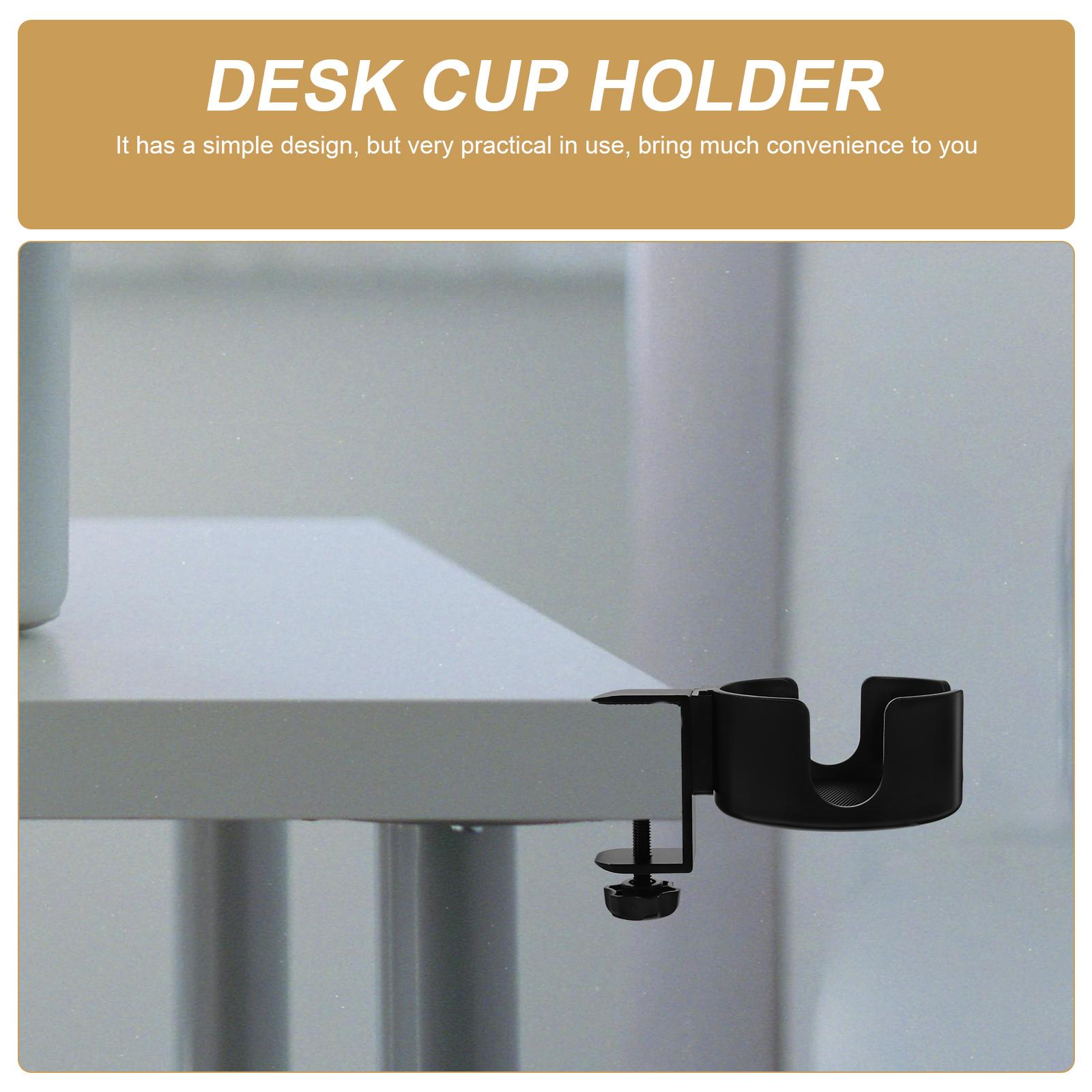 

Desk Cup Holder Clamp Multi-Use Clip on Design for Office Home Table Edge Storage Rack and Stylish Desk Cup Holder Clamp other