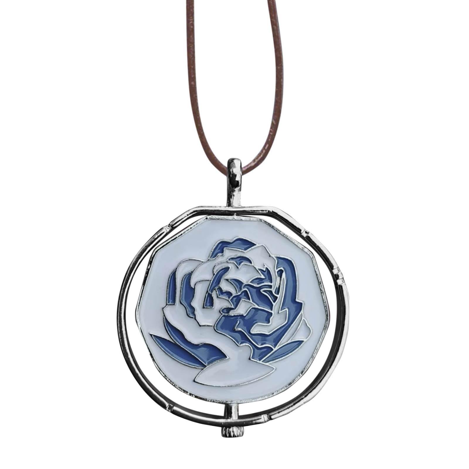 

Ожерелье из сплава с вращающейся подвеской, лучший подарок на День святого Валентина, идеально подходит для любого наряда и использования дома, на свиданиях, вечеринках и т. д. One Size