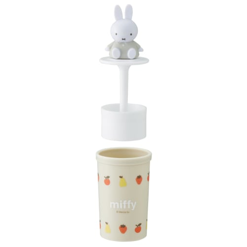 Skater Toothpick Holder with Mascot, Miffy, TWYJ1D-A, for Toothpicks and Toothpick Storage, Desktop Use