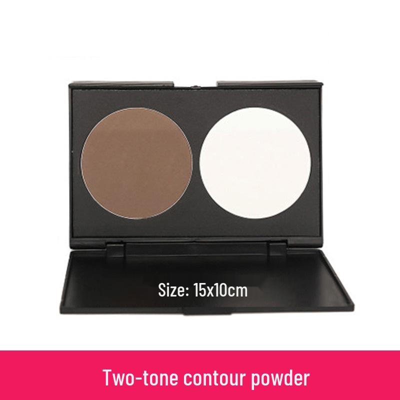 Two-Tone Contour & Highlight Palette with Dual-Use Blush
