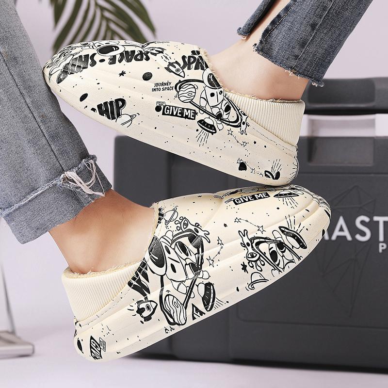 Купити Теплі тапочки жінки зимові бавовняні тапочки чоловіки Кімнатні ...