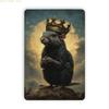 2D Decorative Iron Metal Tin Sign with Classic Pattern and Protective Surface Coating Ideal for Home or Business Decor