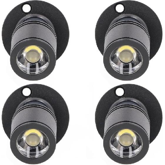 LED Mini Spot Light, Dimmable LED Spots Lights with 6.6 Feet Cable Stepless Dimming Control Switch Jewelry Showcase Display Lighting Fixture 5V USB