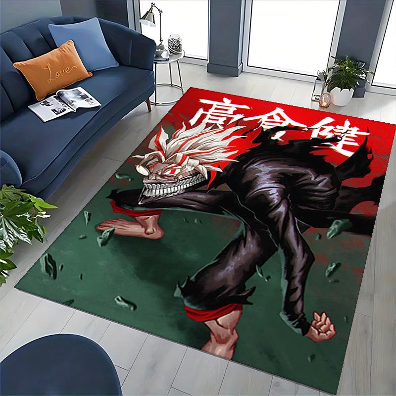 1pc Tokyo Revengers High School Student Chair Mat - Anime Cartoon Design, Anti-Slip Carpet for Office and Home Decor, Suitable for All Seasons.U074