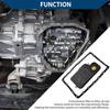 No.MR357710 Automatic Transmission Filter Kit with Gasket for Mitsubishi Montero 1999-2001 Transmission Oil Filter Set Metal Plastic 1 Set Silver