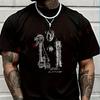 2026 Motorbike Men TShirt Casual Motorcycle Tranission Patent Print T-shirt Short Sleeve Summer Top Tees