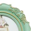 Round Picture Frame Crafting Ornament Multifunctional Retro Style Wall Mount Tabletop Decoration for Hallway Bedroom Bathroom