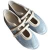 Zapatos Planos Versión Coreana 2026 Cabeza Redonda Boca Baja Mocasines Zapatos Perezosos con Temperamento Zapatos de Ballet
