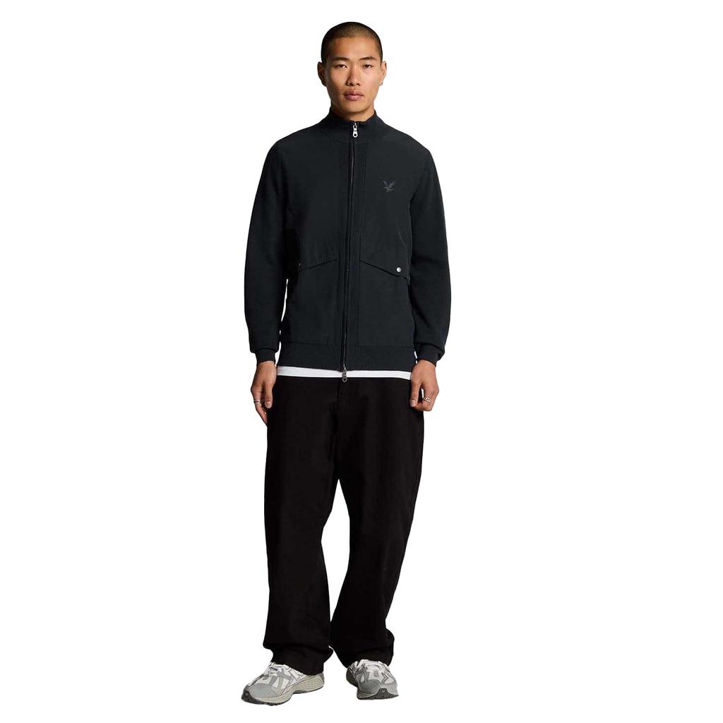 Lyle & Scott Mens Milano Knitted Hybrid Jacket