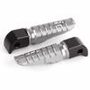 Pair of Rear Foot Pegs Aluminum Alloy Pedals Fit for MT‑10 MT‑09 MT‑07 Tracer900 FZ6