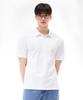CHASECULT Men'S Open Collar Short Sleeve T-Shirt - White