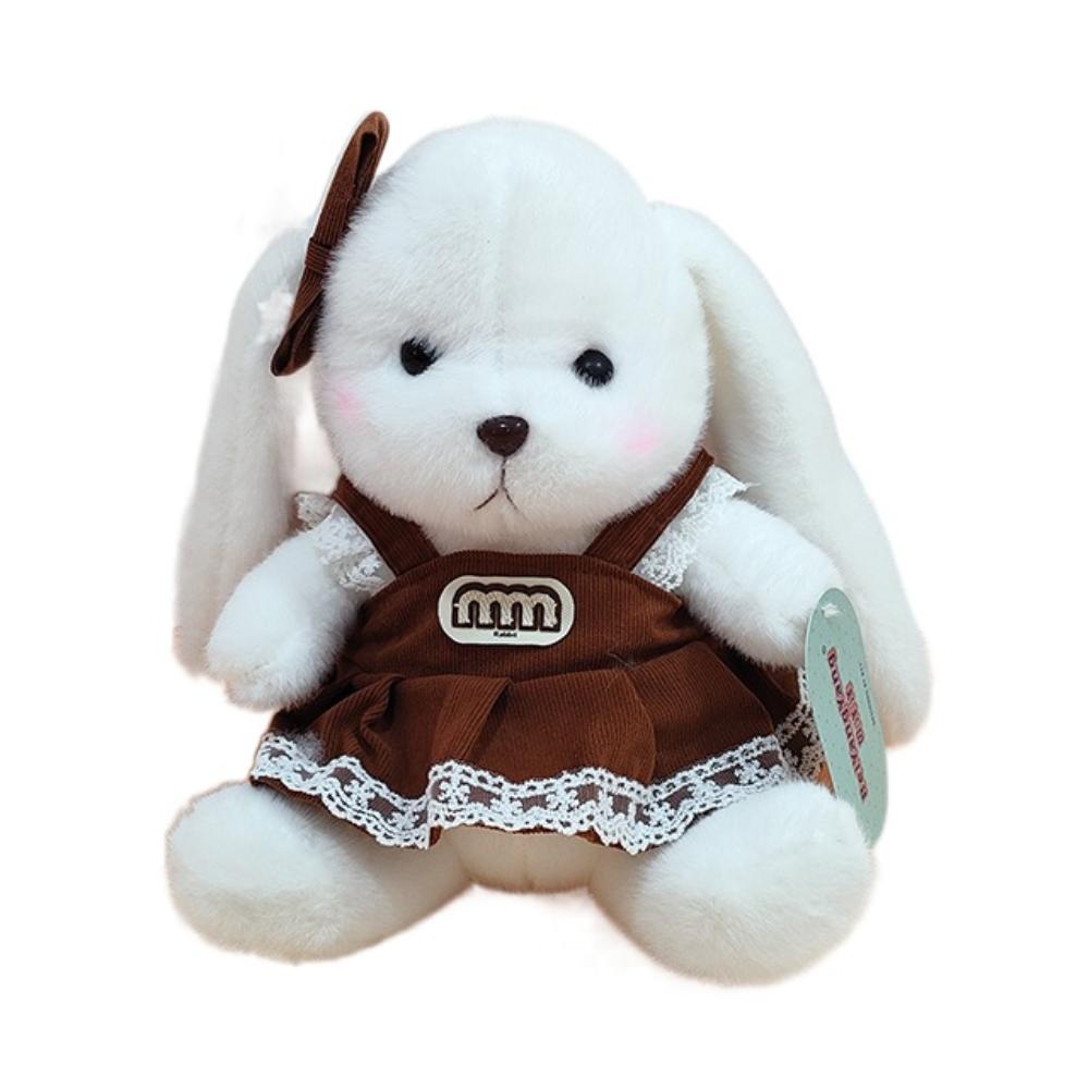 

Cartoon Animal Animal Dressed Bunny Doll Colorful Sweater Rabbit Soft Doll Home Decor 25cm