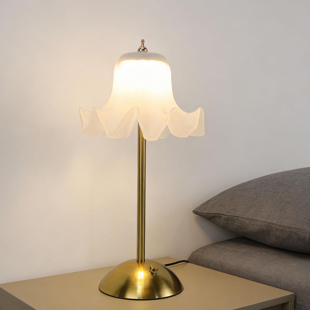 Bedside Table Lamp LED Rechargeable Touch Lamp Nordic   Night Light for Bedroom Living Room Decoration