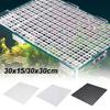 Piatto Isolante per Acquario Durevole 30x15/30x30cm Piatto Divisorio a Griglia Vuota Smontabile e Assemblabile Piatto Filtro Inferiore per Acquario