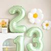 1Pc Large 40inch Number 1-9 Foil Balloons for Kid Boys Girls Crown Happy Birthday Balloon Baby Shower Decor Supplies
