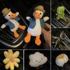 Cute Cartoon Car Handbrake Grip Covers Gear Shift Knob Cover Handle Plush Sleeve Winter Soft Warm Hand Brake Dino Corgi Ass