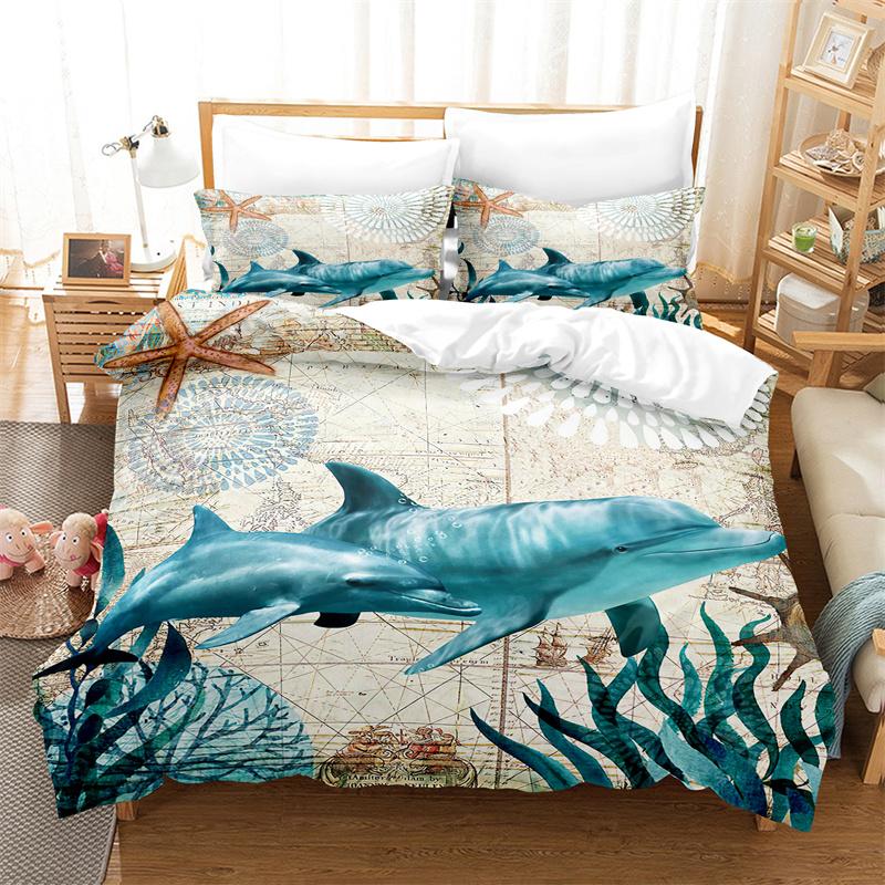 

Cartoon Animal Duvet Cover Set Fashion Bedding Set Lovers Linen Queen Size Bed Girl Comforter Cover Set Children Bedding Set EU single(135x200cm)