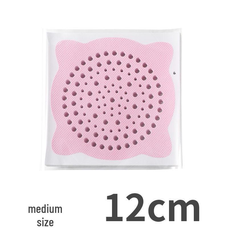 Disposable Hair Filter Net for Kitchen & Bathroom Drains - Non-Woven Fabric Floor Drain Covers