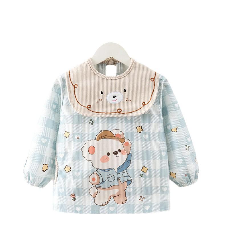 Unisex Baby Waterproof Long Sleeve Coveralls: Autumn/Winter Bib & Apron