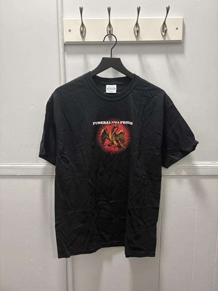 

Funeral For A Friend Shirt Mens Large Black Band Rock Graphic Tee T-Shirt Hanes Unisex T-Shirt L