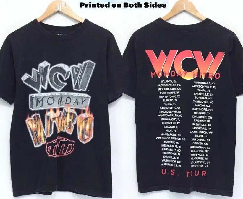 

Rare!!! Vintage 90 s Monday Wrestling USA Tour T-shirt Championship Unisex T-Shirt XXXL