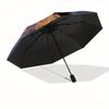 1pc,Coco Automatic Folding Umbrella: Compact 8 Bone Design Cartoon Outdoor Travel Companion, Business Umbrella, Christmas Valentine's Day Bi