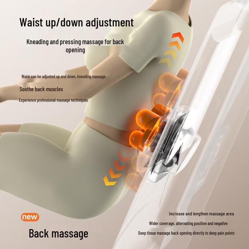 AUX Full Body Heat Massage Cushion with Detachable Foot Massager CN plug (adapter included)