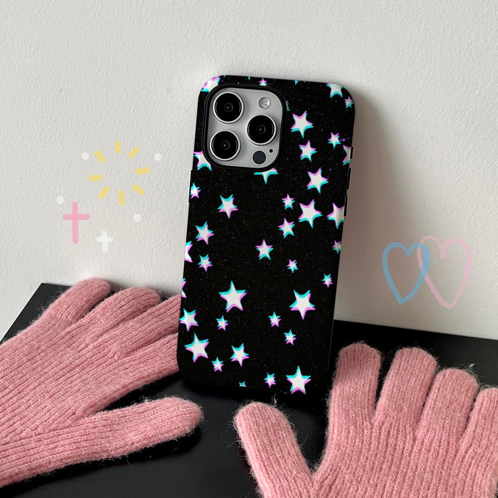 

Stars Colorful cute cartoon fashion pattern Phone Case Film shell For iPhone 17 16e 16 15 14 13 12 11 Pro Max Plus XS iPhone Air