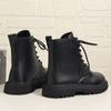 Shoes for Women 2024 High Quality Front Lace-up Women's Boots Fashion Round Toe Modern Boots Women Hot Sale Solid Ankle Boots