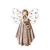 Angel Hanging Display Set for Indoor Rooms, Fabric Body Panels, Wire Outline and Hanging Cord Included for Use