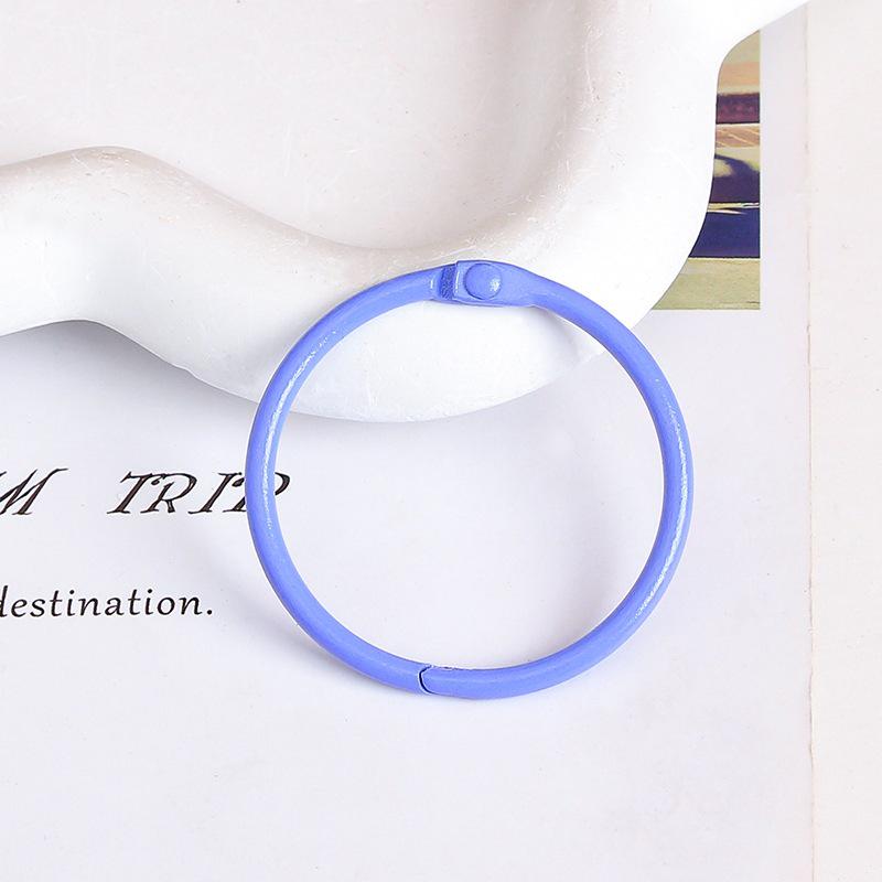 45mm Spring Coil Candy Color Keychain Ring Clasp for DIY Jewelry Accessories