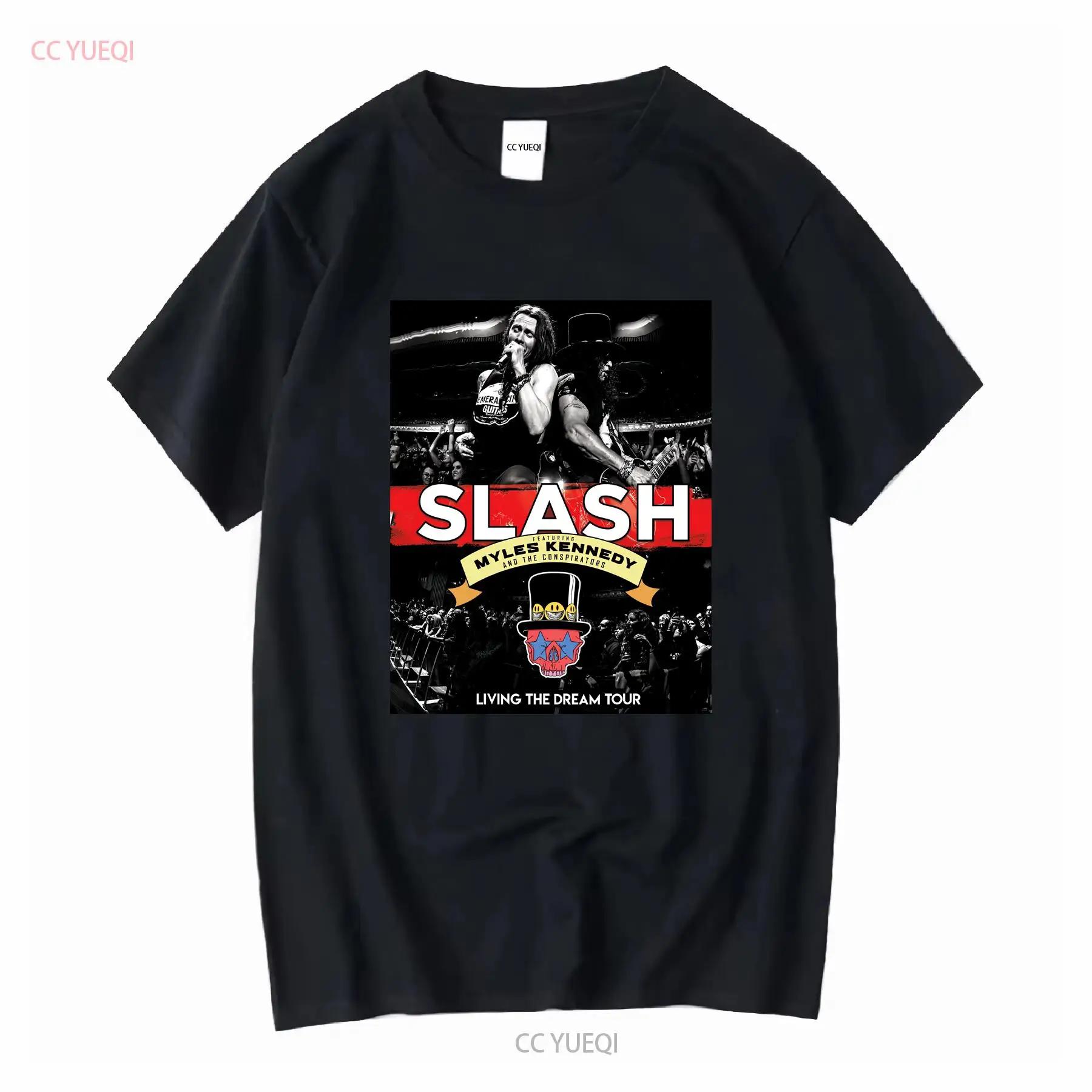 Apocalyptic Love Slash Featuring Myles Kennedy and the Conspirators Band T Shirt Vintage Washed Casual Unisex Stylish Slightly S разноцветный