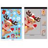 2025 Santa Claus Reindeer Window Glass Stickers Snowman Snowflake Electrostatic Wall Sticker Merry Christmas Decoration for Home