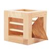 Triangle Wooden Brain Teaser Puzzle Unlock Unlock Cage Apart Triangle Luban Lock  Family Playing